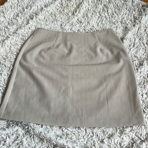 Aritzia style mini skirt tan